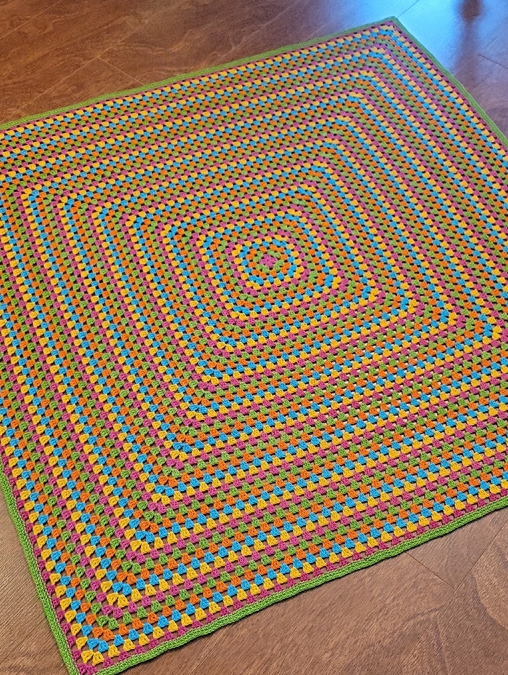 Handmade Multicolor Crochet Square